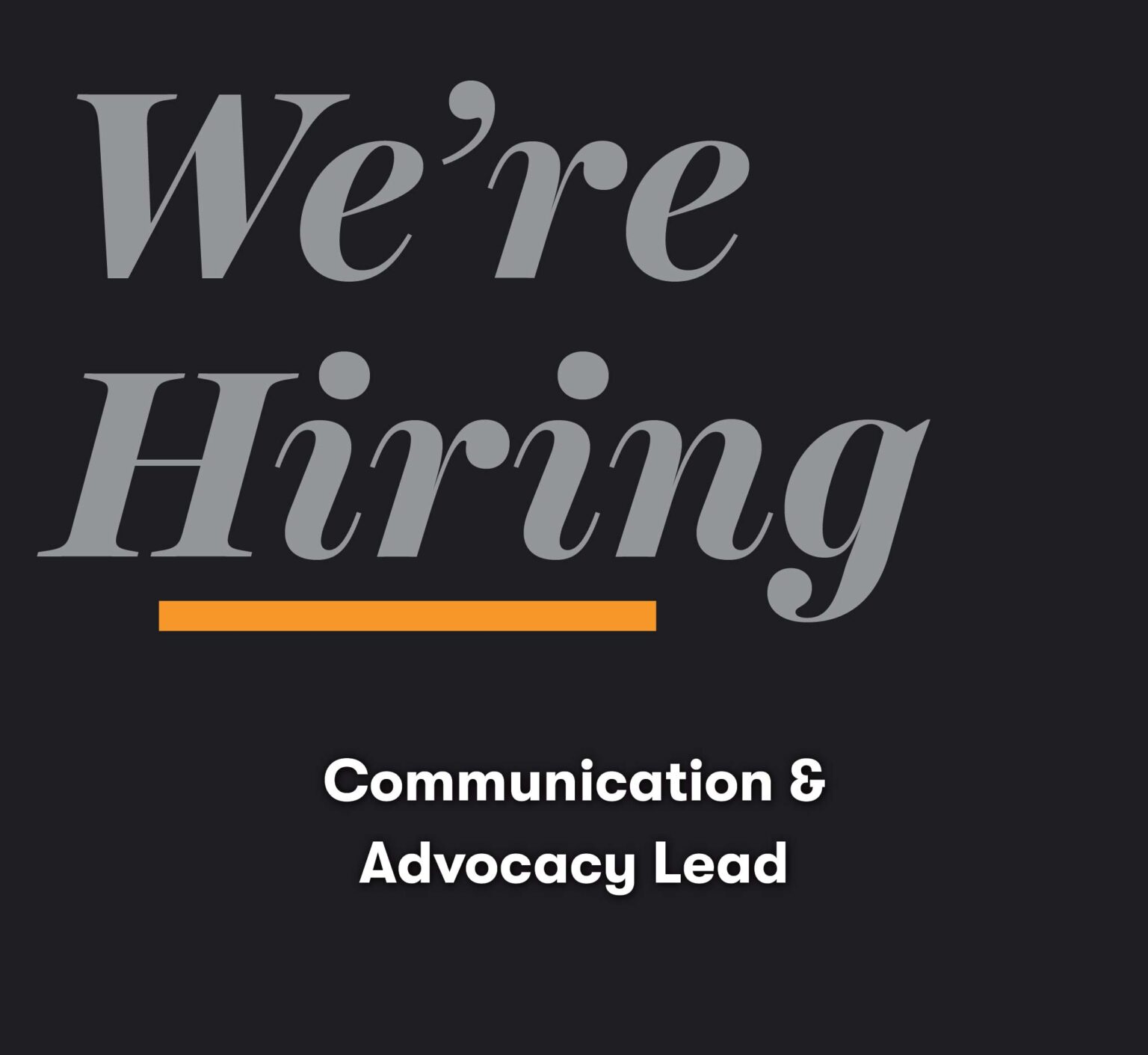 Communications and Advocacy Lead - Pollicy 